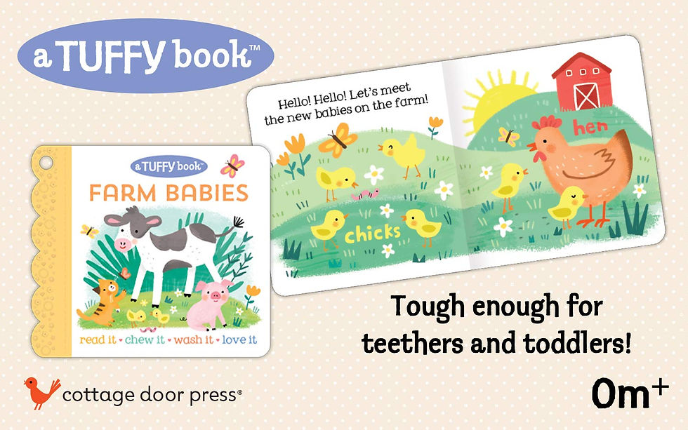Thumbnail: Farm Babies Indestructible  Teether & Tuffy Book