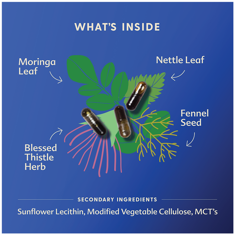 Thumbnail: More Milk Moringa Capsules 60ct