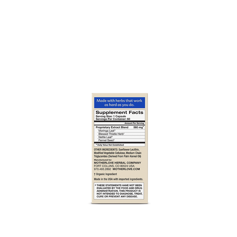 Thumbnail: More Milk Moringa Capsules 60ct