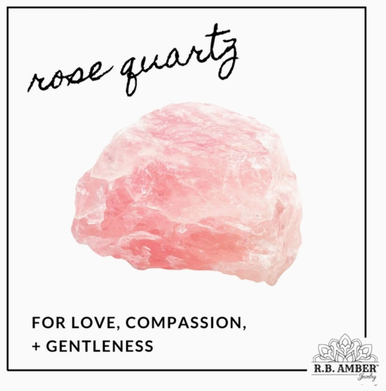 Thumbnail: Child - Cognac Baltic Amber Teething Necklace + Rose Quartz