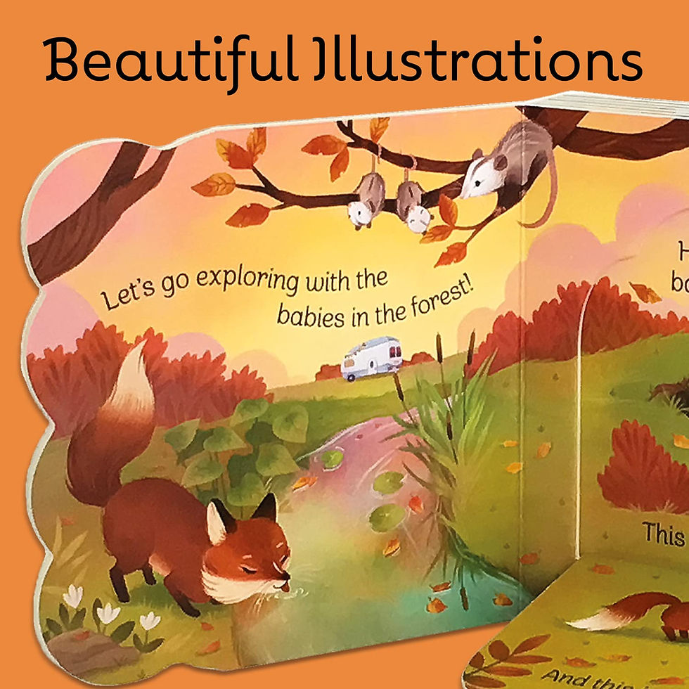 Thumbnail: Babies in the Forest Lift-a-Flap Board Book