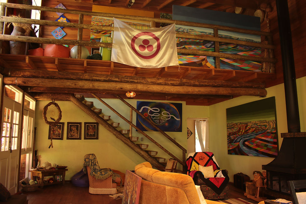 Interior de cabana