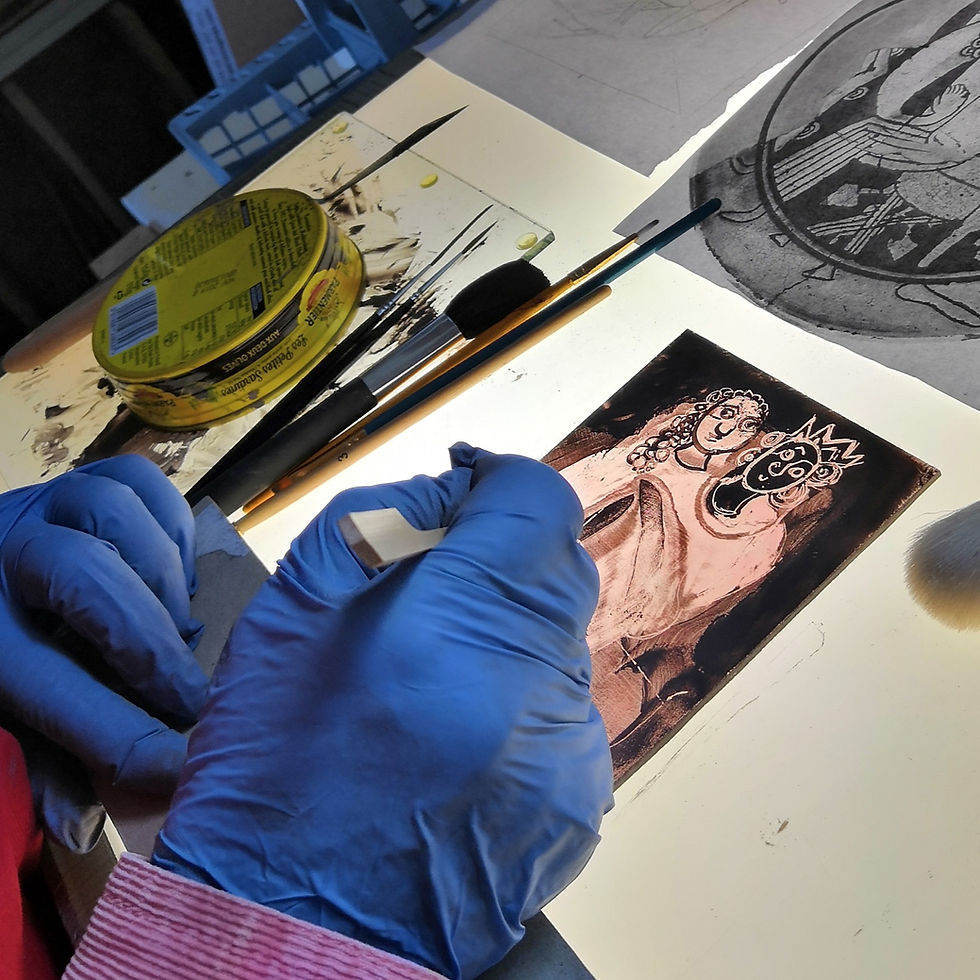 Thumbnail: Traditional Stained Glass Painting Courses