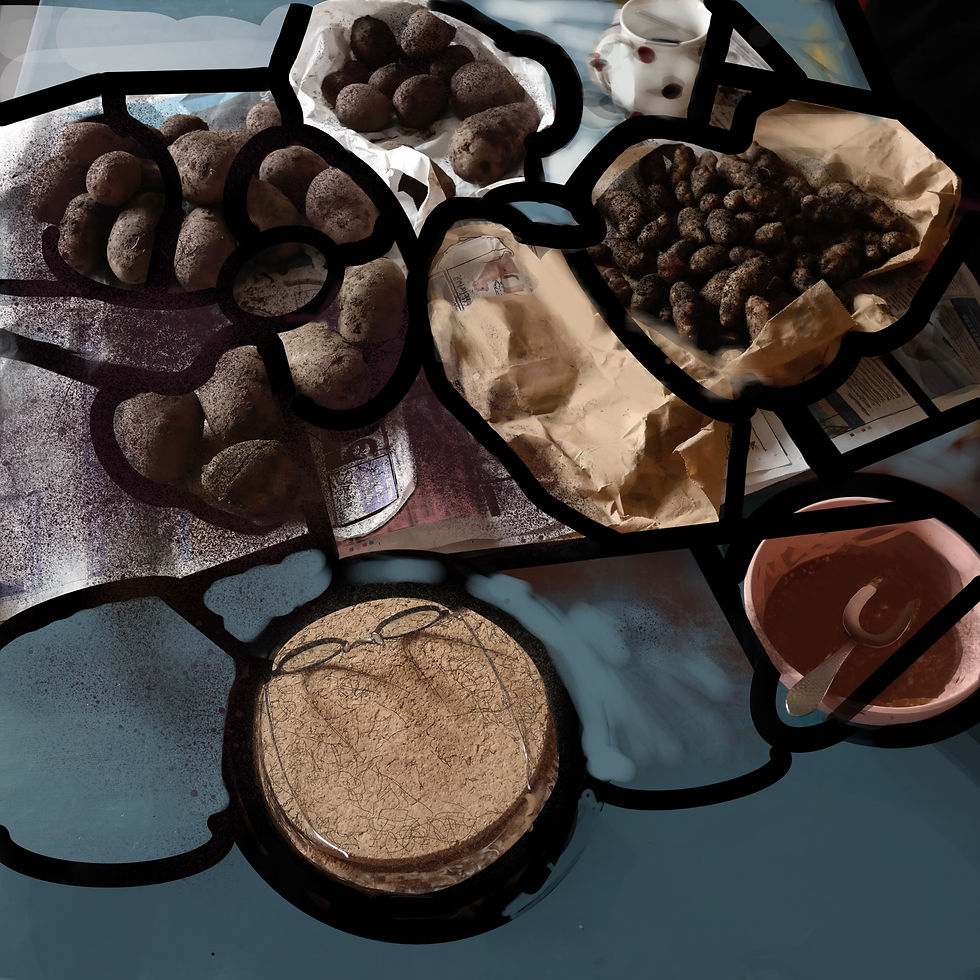 Thumbnail: Emoticon Potatoes | Postcard