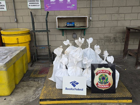 Motorista é preso com 214 kg de cocaína escondidos no teto de caminhão no Porto de Santos