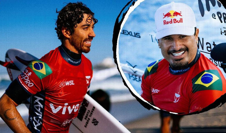 Brasileiros Yago Dora e Ítalo Ferreira disputam o WSL Finals em 2025 Getty Images.