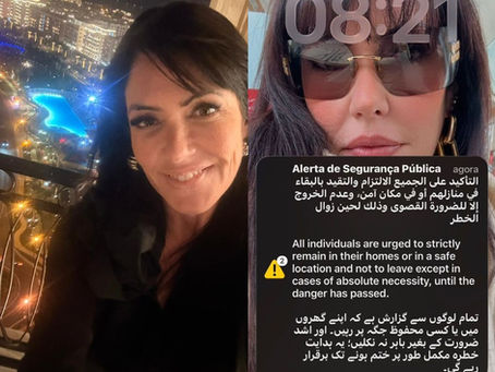 Médica brasileira relata medo ao ouvir drones e mísseis em conflito no Oriente Médio: 'assustador'.