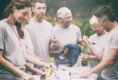 Los voluntarios