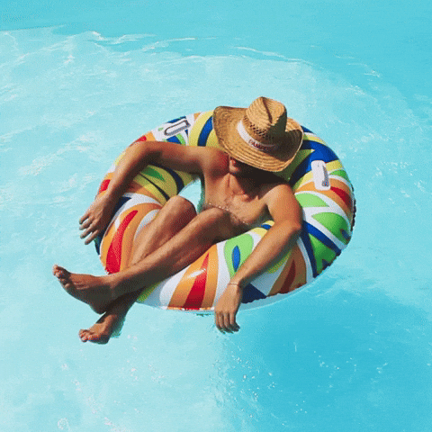 Summer Swimming GIF by BRKFSTCLUB.gif