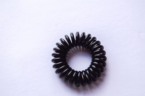 Black Spiral Hair Tie Emi And T
