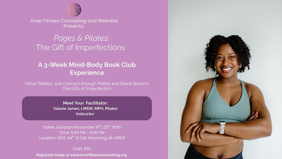 Pages & Pilates: The Gift of Imperfection Bookclub