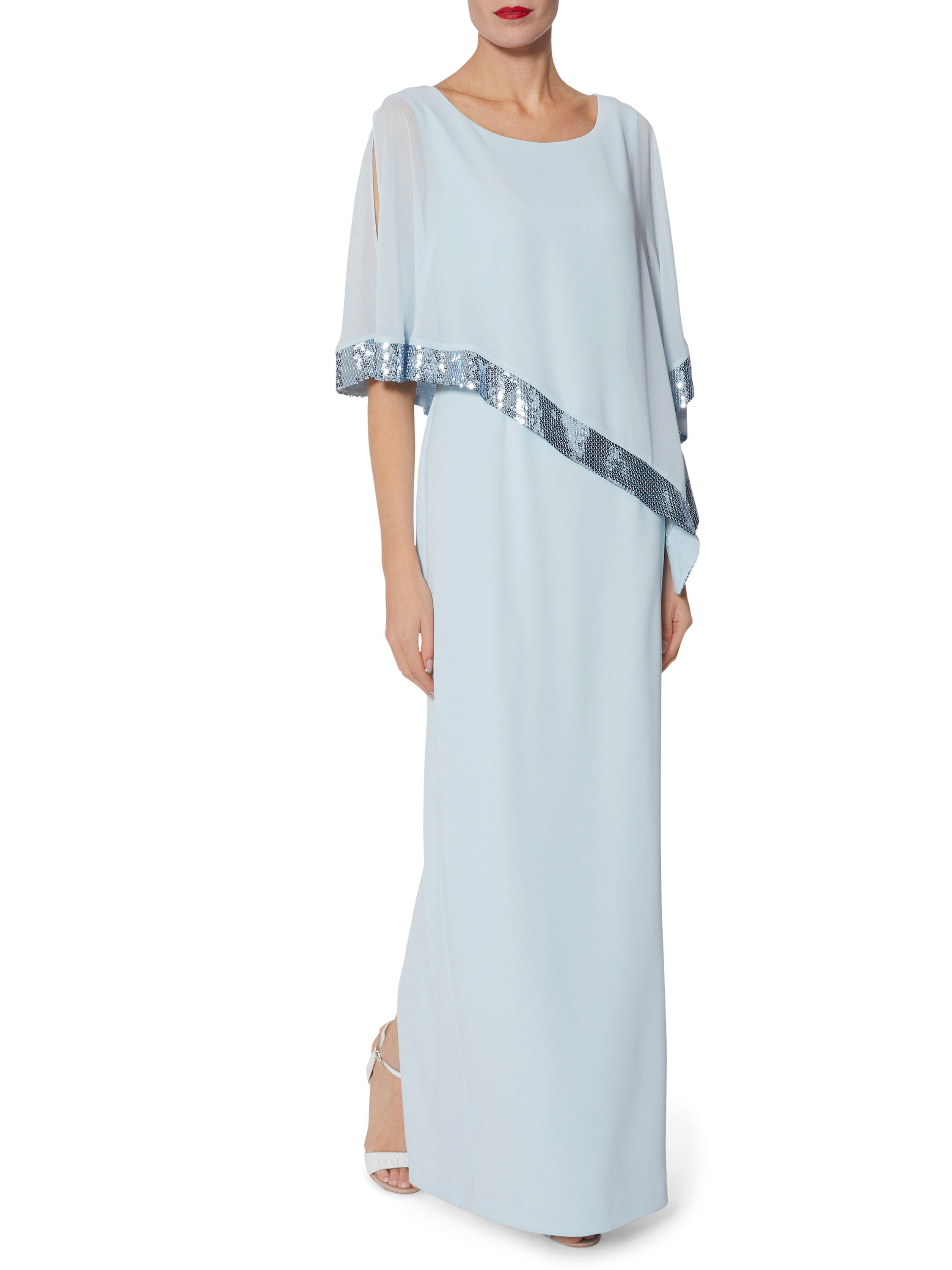 Gina Bacconi Long Shawl Dress