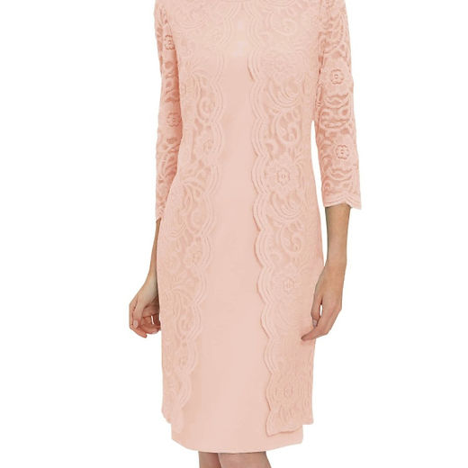 knee length dresses for ladies Virginia Maxi Lace Dress With Chiffon Skirt  Gina Bacconi