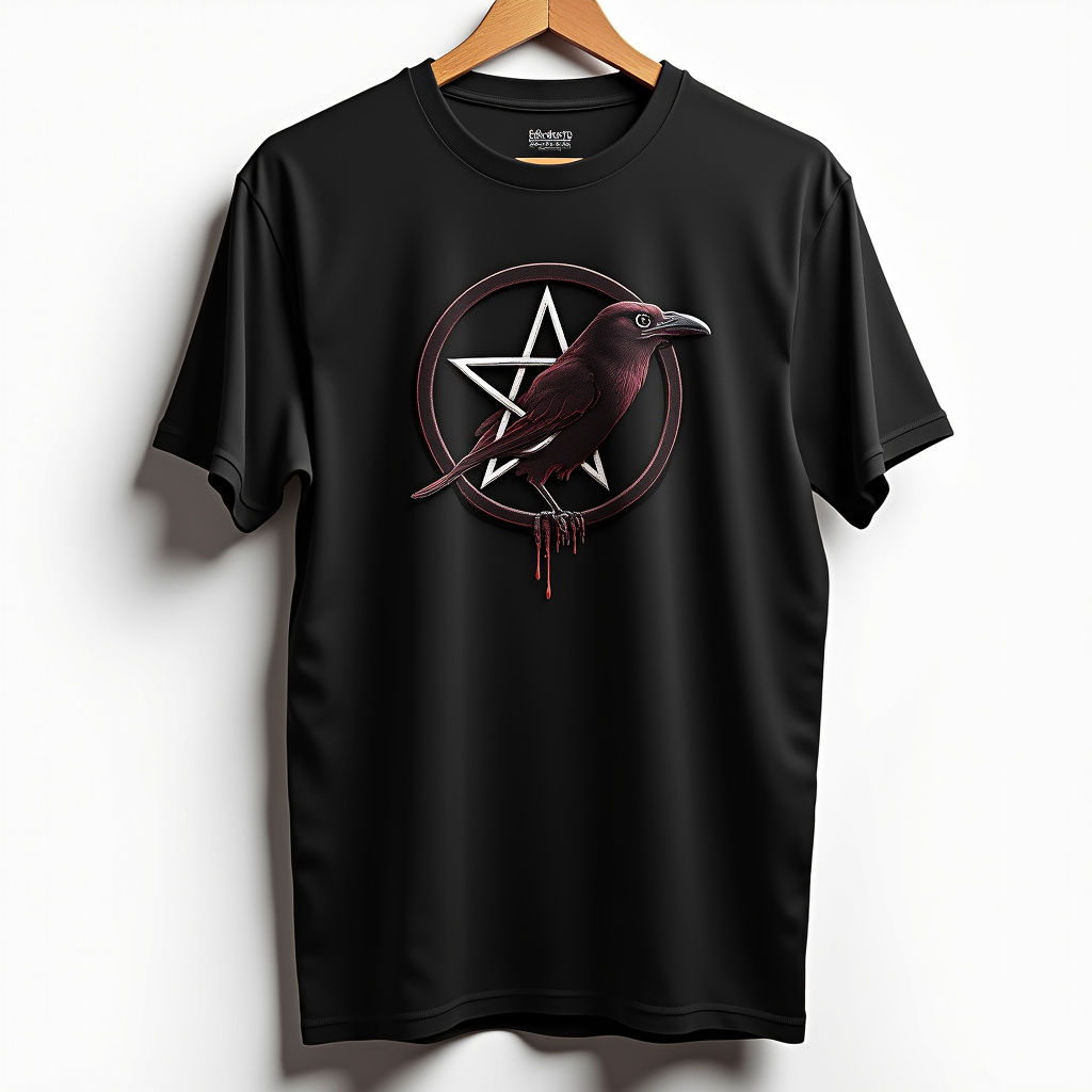 Camiseta Sombria Gótica