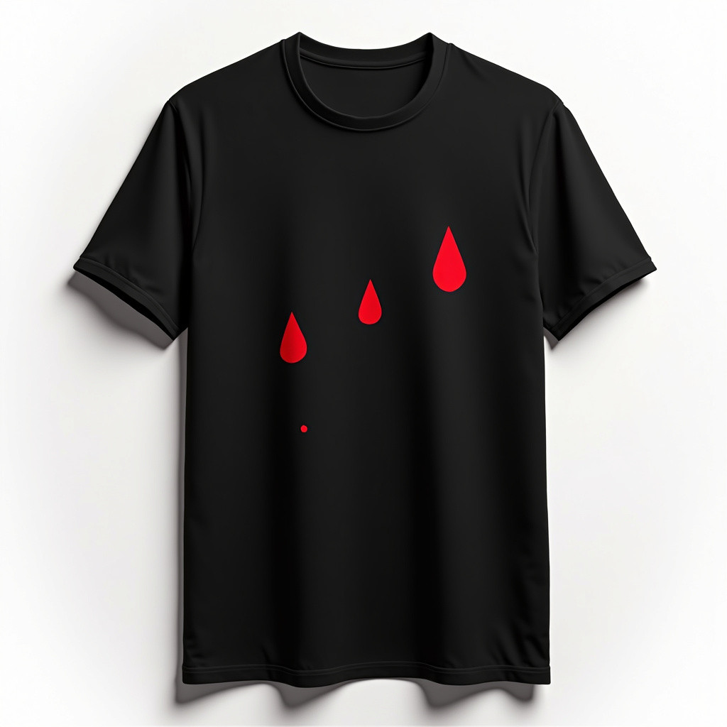Camiseta Gotas Escarlates