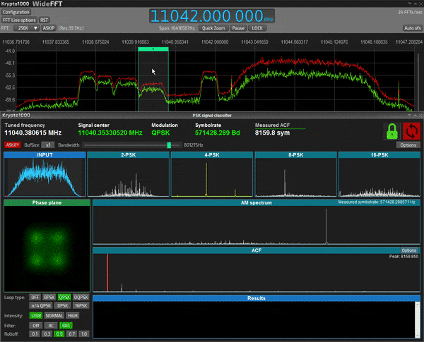 Krypto500 | Krypto1000 | digital signals decoder software | HF decoder software | SIGINT | COMINT software | SIGINT software | signal decoding software | signal decoder software | COMINT | bit stream analysis software | SIGINT tools | SIGINT solutions | COMINT system | signal decoder | signals intelligence | SIGINT system | modem classification software | tactical SIGINT | military signals intelligence | communications intelligence