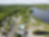Aerial view of Clayton Park RV Escape on Lake Henry in PA