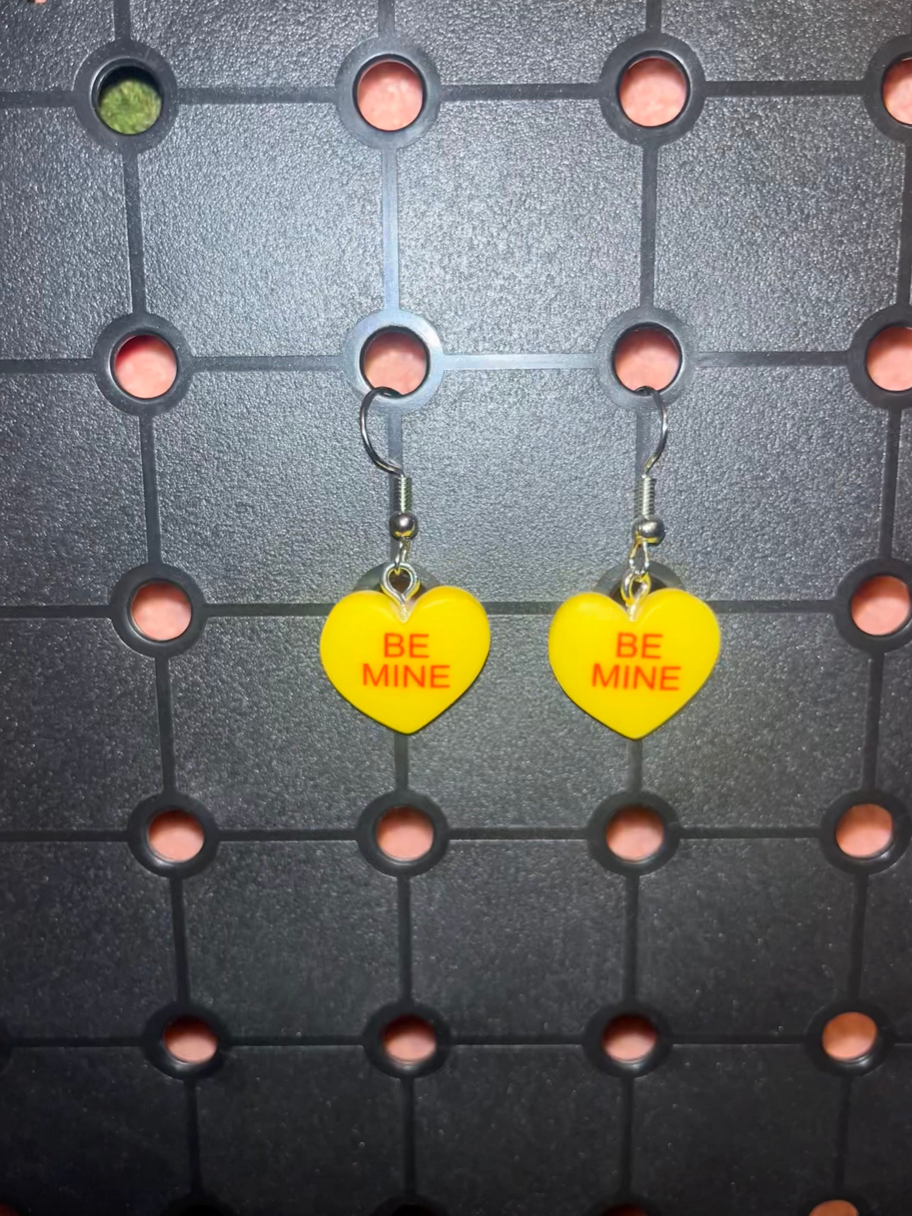 Conversation heart earrings 