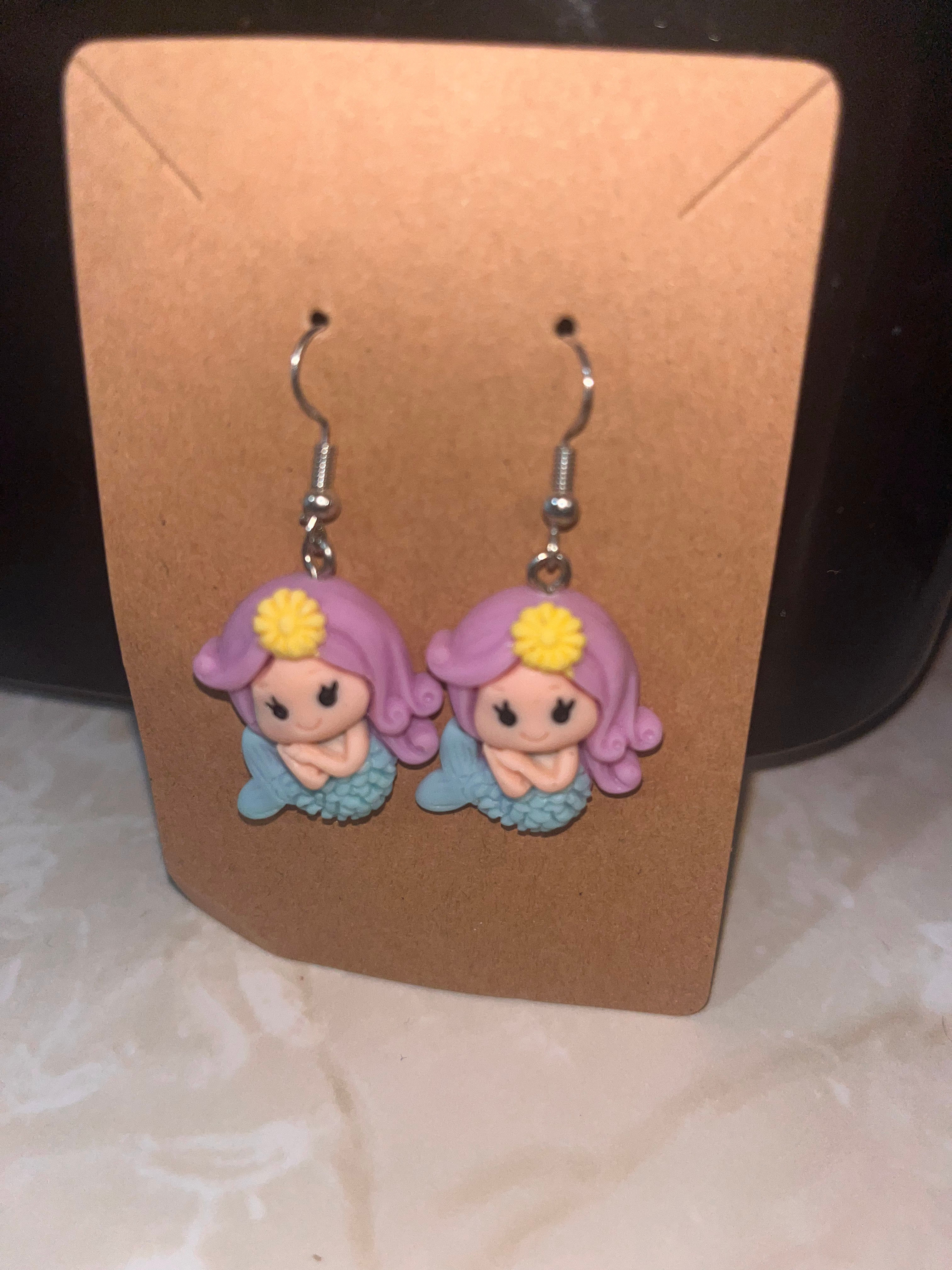 Mermaid earrings 