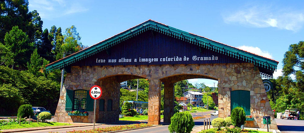 Pórtico em Gramado - Rio Grande do Sul - Brasil