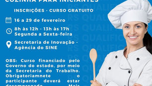 CURSO DE CULINÁRIA EM GRAMADO – gratuito pelo RS Qualifica