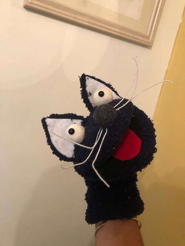 Sock puppets - Cat