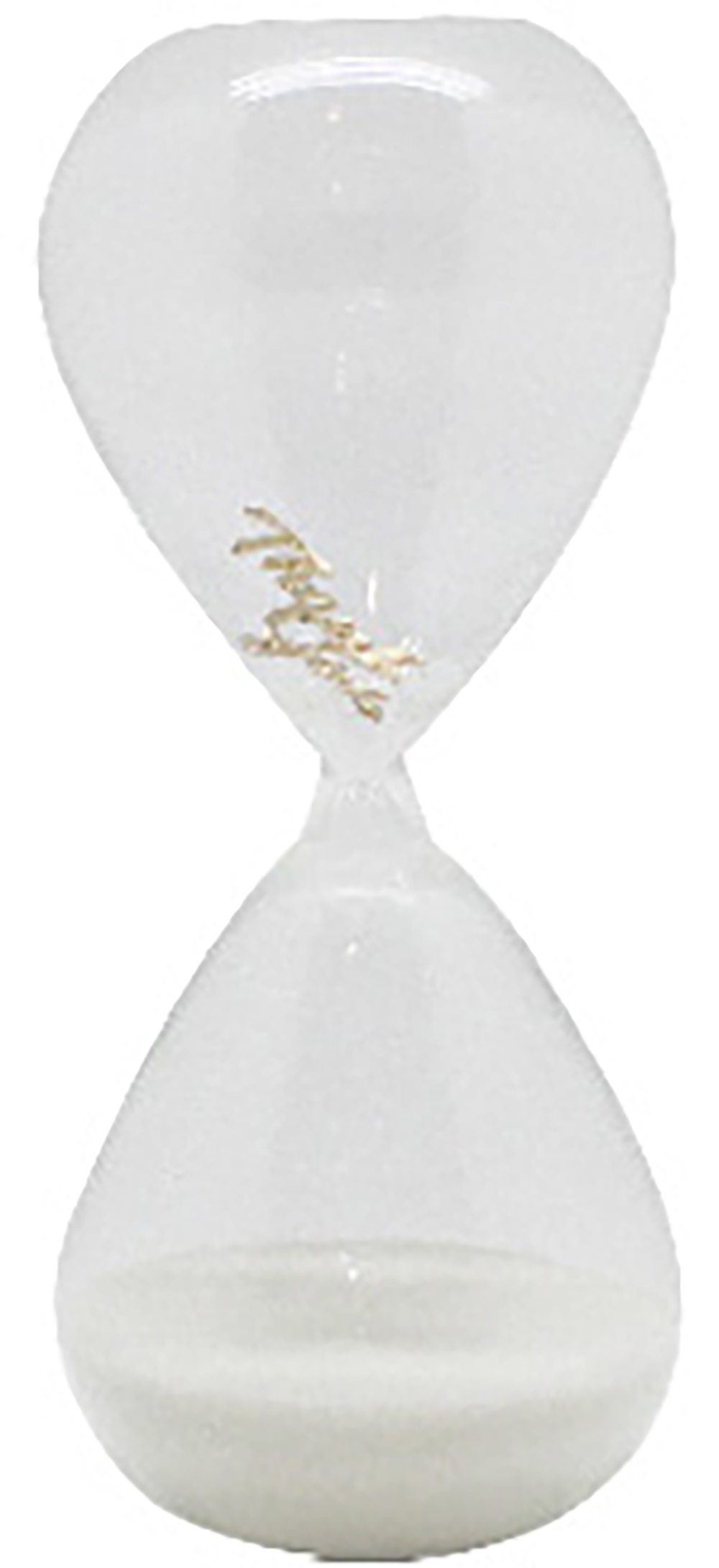 Flows Message Sandglass Hourglass with message - Clocks - Glass Yellow
