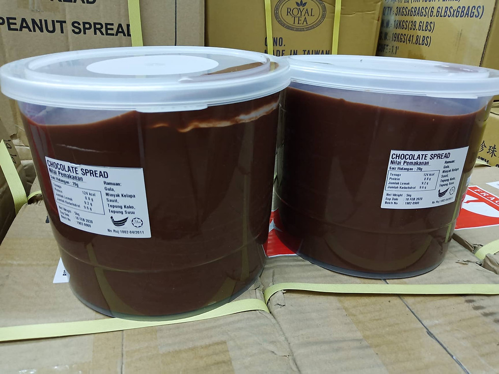 Thumbnail: Chocolate Spread / Sapuan Coklat - 5kg/pail