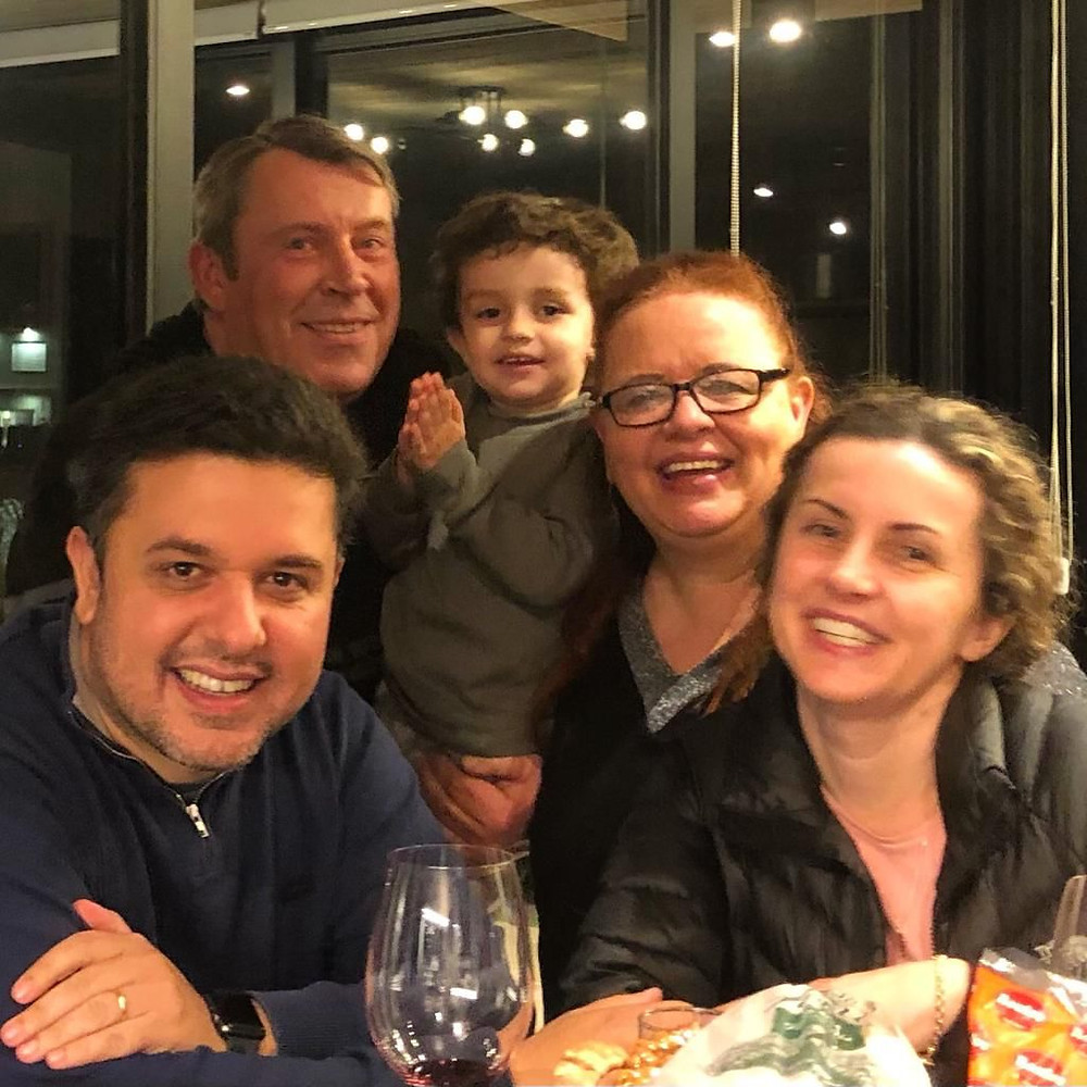 Janice Moraes e Familia