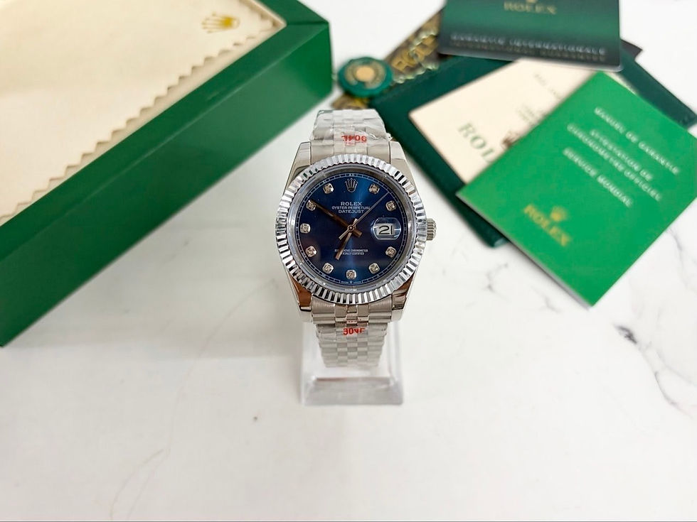 섬네일: 롤렉스 데이트 저스트 텐포인트 블루 41mm
