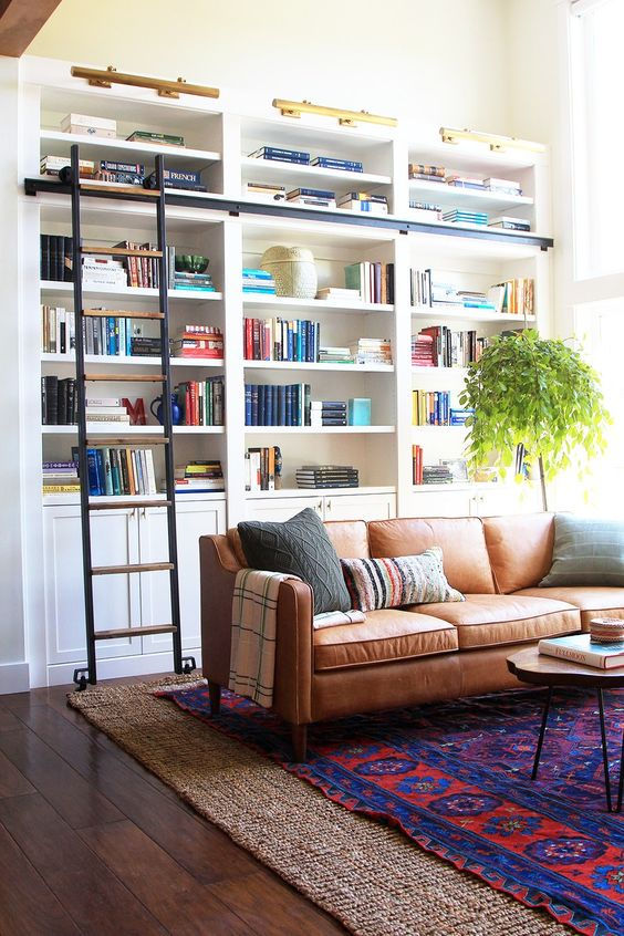 architechtural digest layered rug