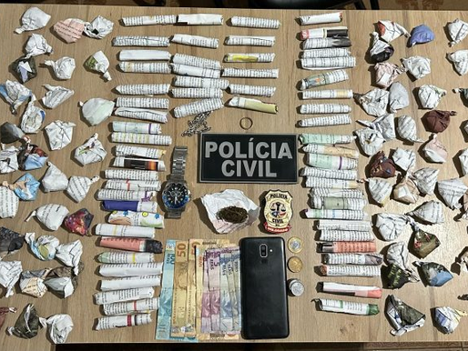 Criminoso é preso acusado por estupro de vulnerável e tráfico de drogas em Mirinzal