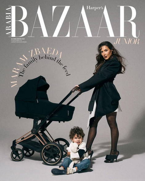 On Set at Harper’s Bazaar Junior