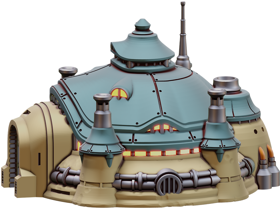 Thumbnail: Massa'dun Elders Abode War Scenery 3D printable Terrain Star Wars Legion