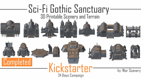 War Scenery | 3D Printable Tabletop Terrain for Wargames