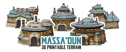 War Scenery Massa'dun STL 3D printable