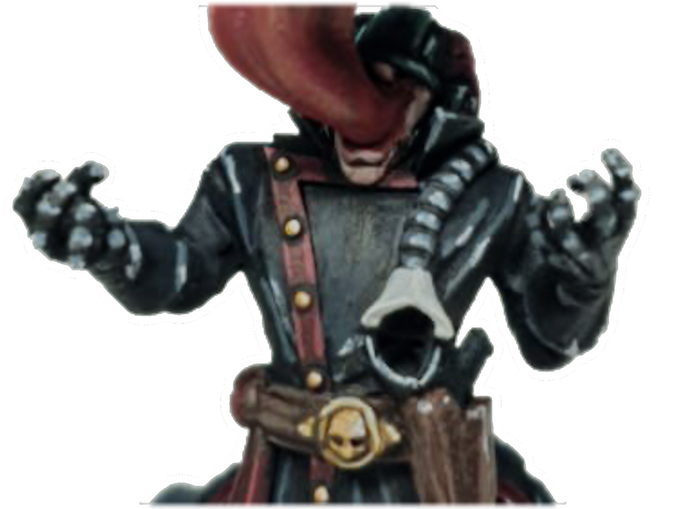 Renegade Rogue Psyker Posessed Chaos Sorcerer Warhammer 40k Warp Imperial Guard Sanctioned STL 3D printable War Scenery