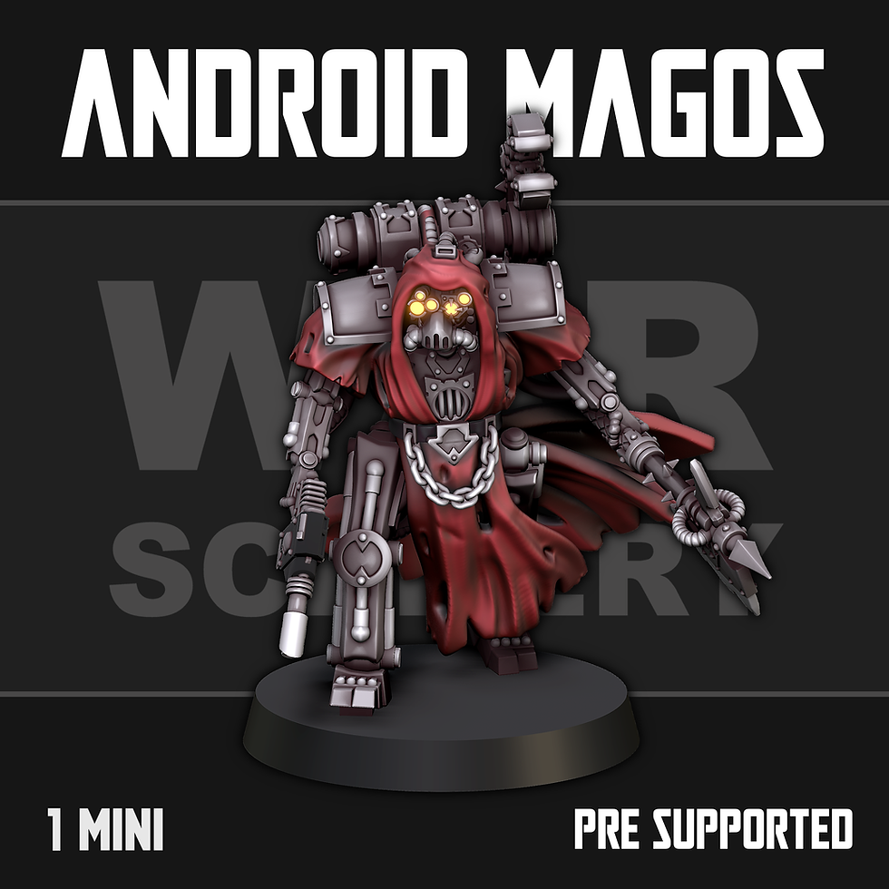 Miniaturbild: 3D printable Chaos Dark Mechanicum Androids Magos Scenery Warhammer 40k STL