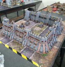 3D printed Big Fortress Walls Apocalypse by War Scenery