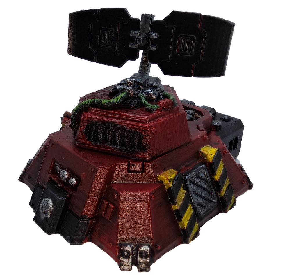 Thumbnail: 3D printed Warhammer 40k Dawn of War Space Marine Defense Laser Turret War Scenery