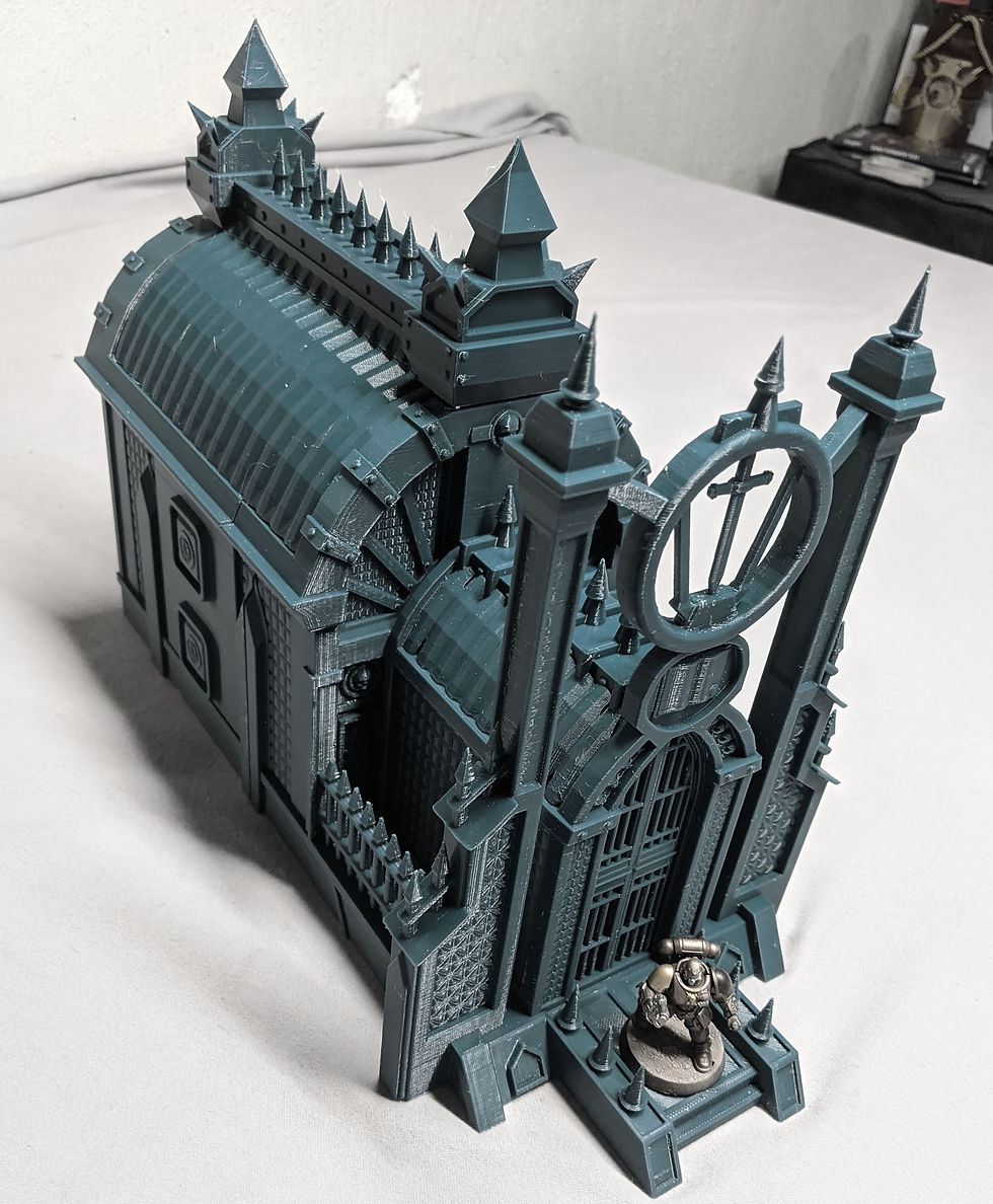 Thumbnail: 3D printed Sanguinium War Scenery Adeptus Sororitas Dawn of War Buildings