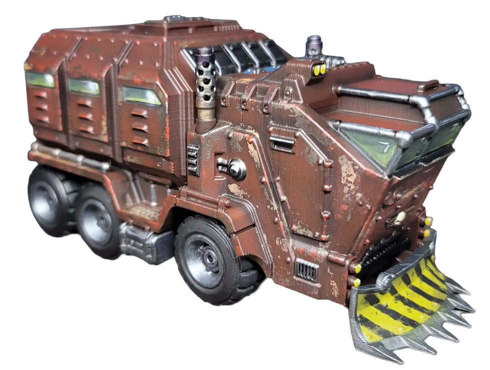 Thumbnail: 3D printed Imperial Truck Terrain Astra Militarum War Scenery Warhammer 40k