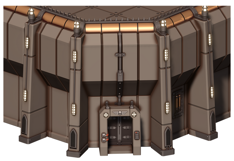 Miniaturbild: 40k Terrain Imperial High Plateau Castograd War Scenery 3D printable Warhammer