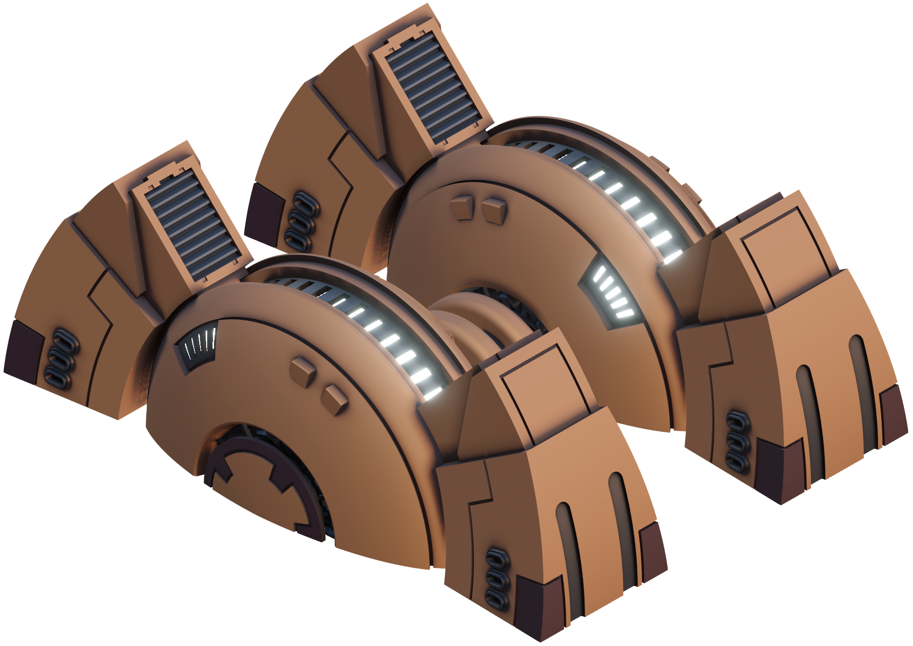 3D printable Tau Shield Generator War Scenery United Frontier