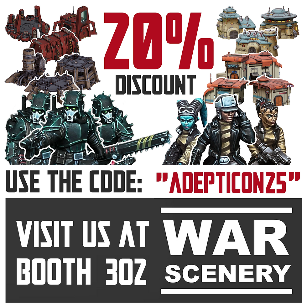 War Scenery Adepticon Discount Code