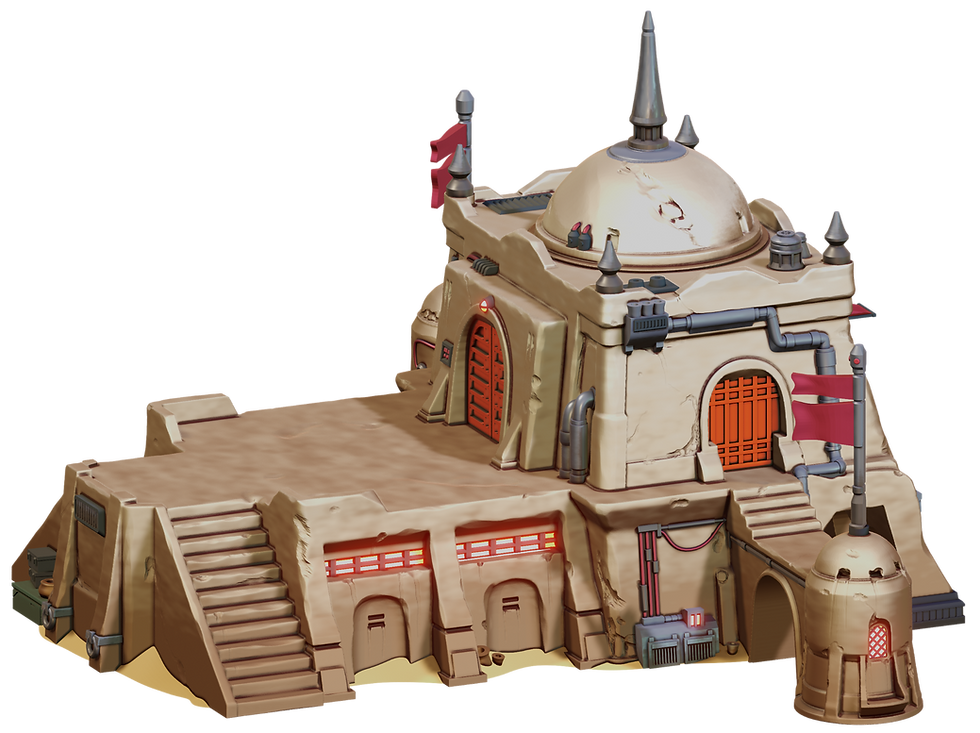 Thumbnail: Tatooine Bank War Scenery Terrain Star Wars Legion 3D printable STL