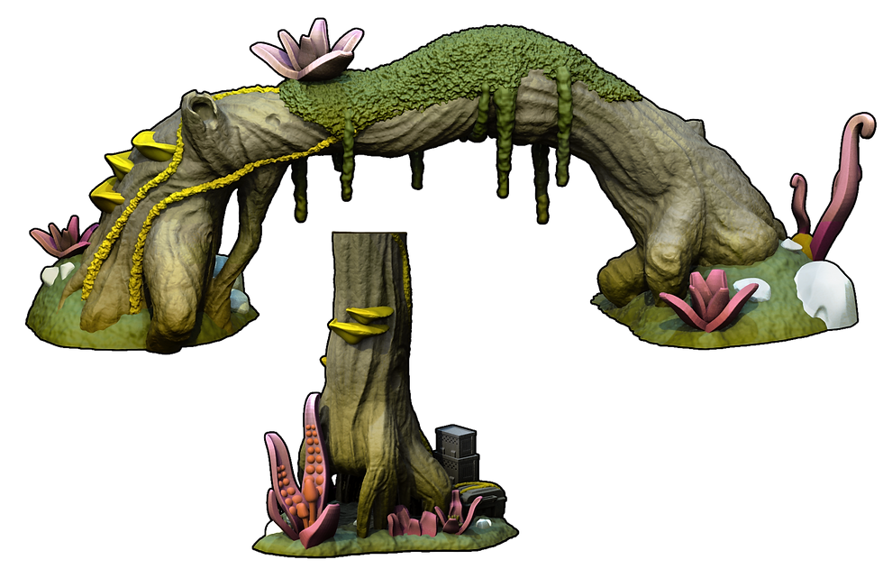 Thumbnail: Rebel Star Wars Legion Jungle Trees Terrain War Scenery STL 3D printable