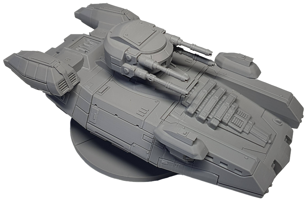 Thumbnail: 3D printed Rebel T2B Repulsor Tank Star Wars Legion Vehicle War Scenery STL