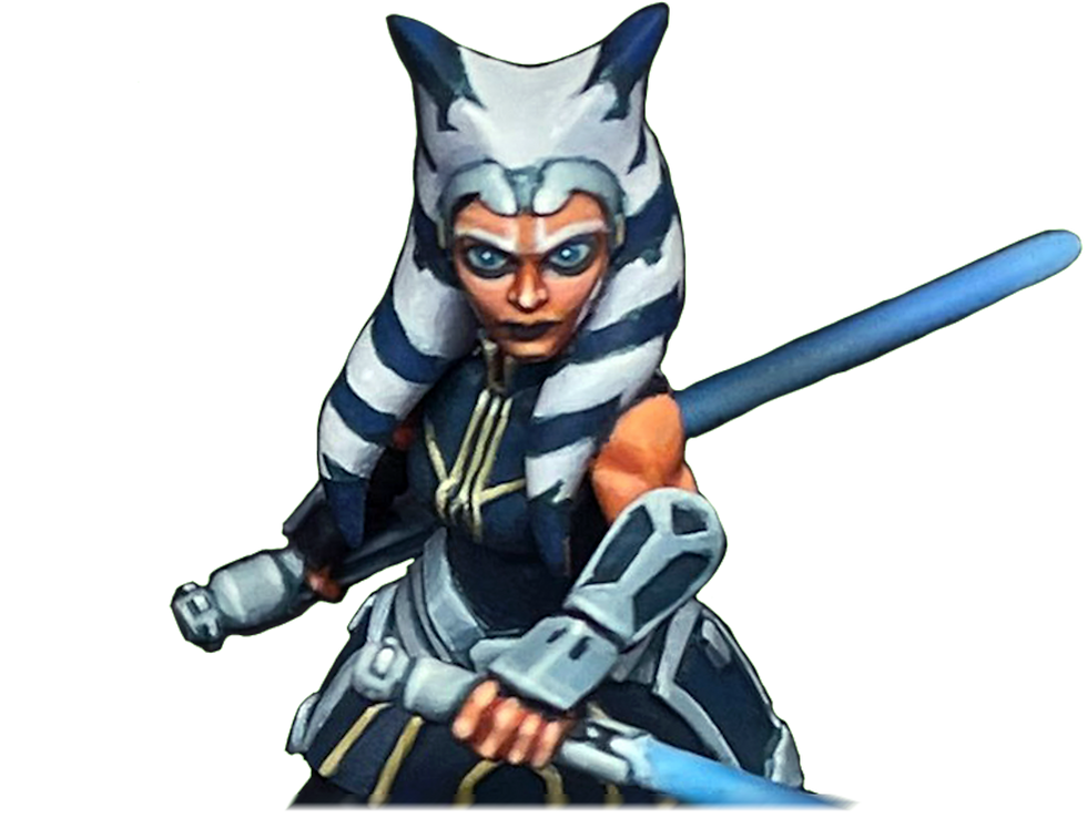 Miniaturbild: 3D printable Ahsoka Tano Clone Wars Star Wars Legion STL War Scenery