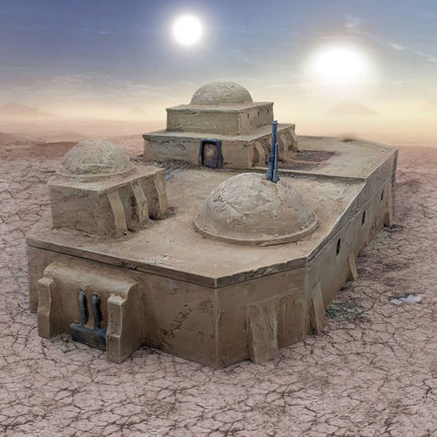 War Scenery 3D printed Desert Cantina
